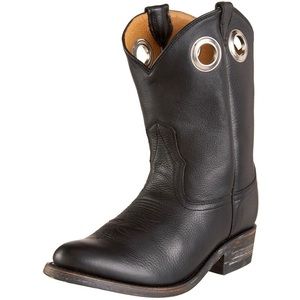IN SEARCH OF MIZ MOOZ BLACK COWBOY BOOT CARMELA